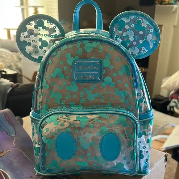 Loungefly | Bags | Mickey Mouse Icon Clear Loungefly Mini  display picture 1